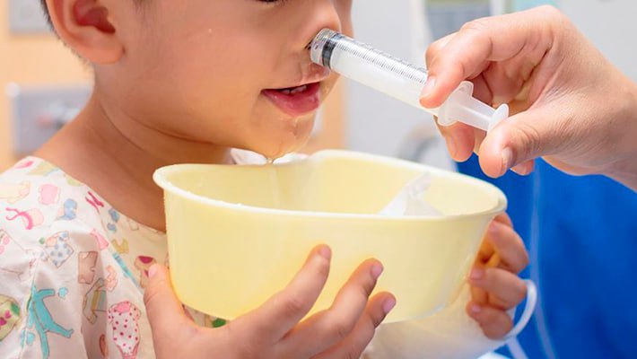 Промывание носа