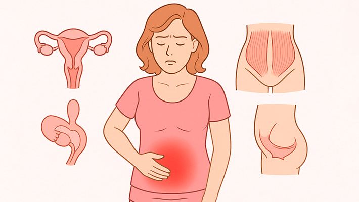 Боль внизу живота после родов